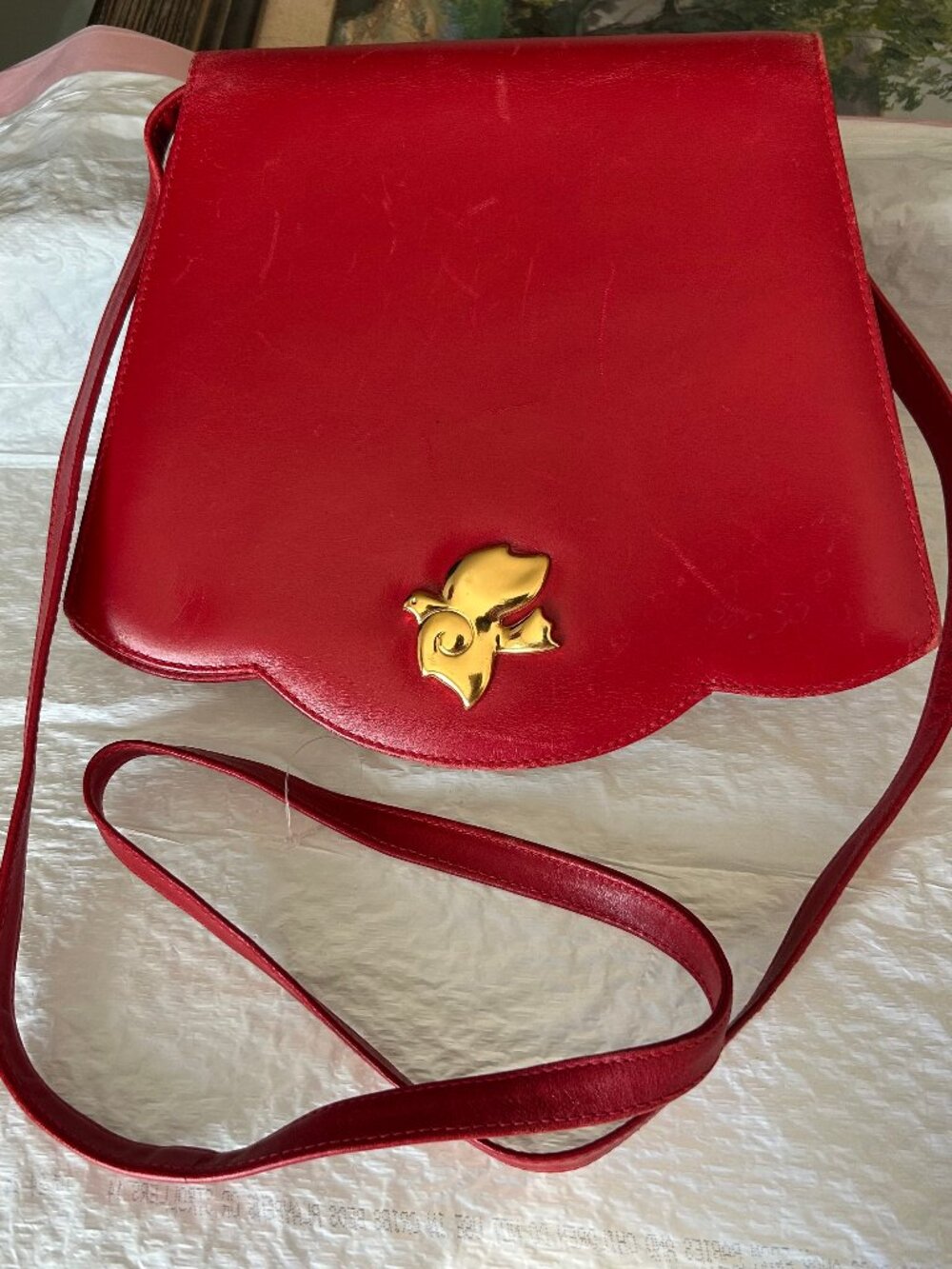 Paloma Picasso Vintage Scallop Edge Handbag
